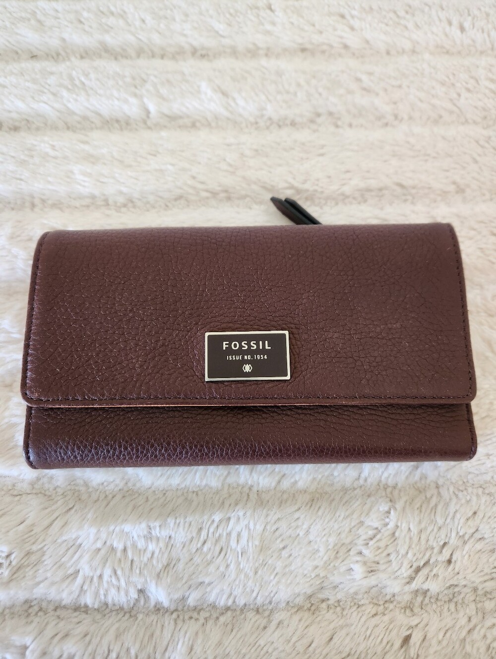 Fossil Dawson Flap Clutch Espresso